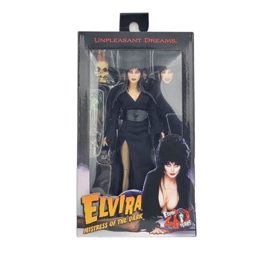 NECA Elvira Mistress of the Dark Clothed 8 inch Action Figure New Sealed